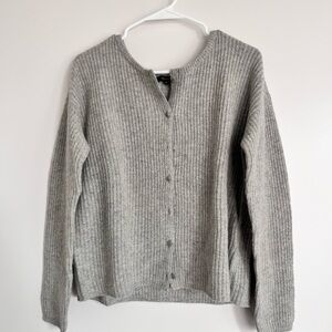 Quince Light Gray Women's Cardigan